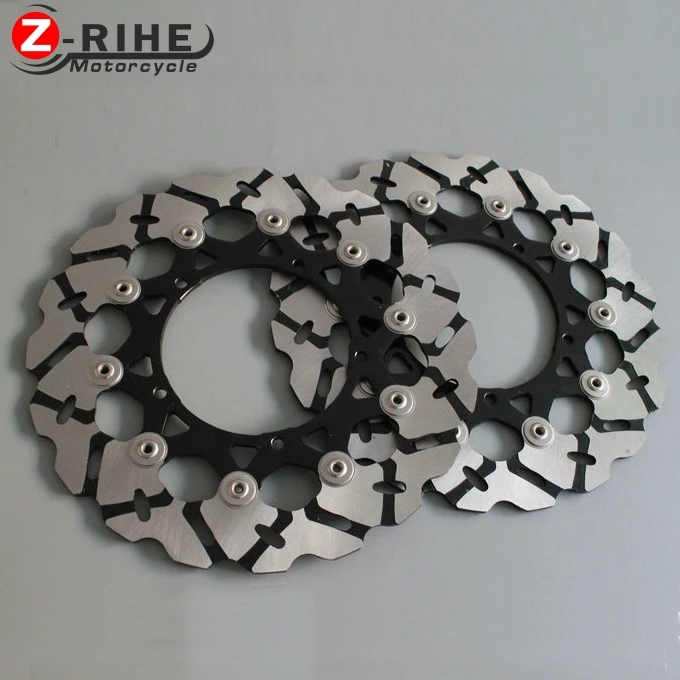 2PCS Front Floating Brake Disc Rotor motorcycle parts Aluminum Brake