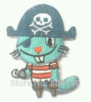 

Happy tree friends Russell Uniform Costume Movie TV Uniform Embroidered LOGO Iron On Patch Emo Goth Punk Rockabilly
