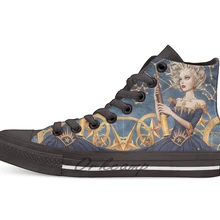 Illumine Дизайн Повседневная парусиновая обувь на заказ Прямая