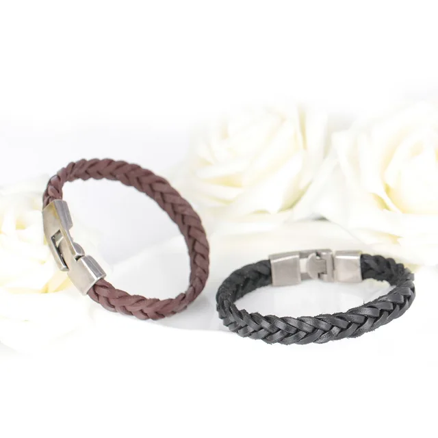 Men’s Weave Bandage Leather Bracelet Budget Friendly Accessories