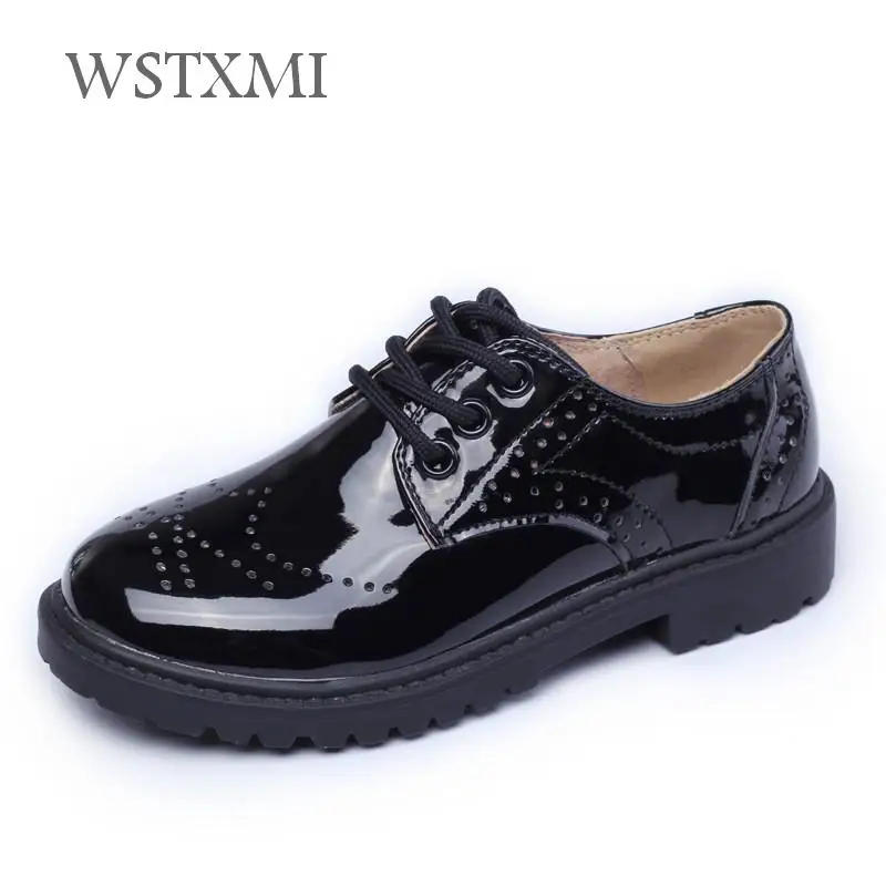 New Kids Genuine Leather Wedding Dress Shoes For Girls Boys Children Black School Performance Formal Flat Loafer Moccasins Shoes New Kids Genuine Leather Wedding Dress Shoes For Girls Boys Children Black School Performance Formal Flat Loafer Moccasins Shoes