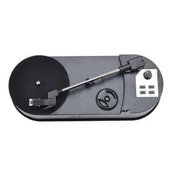 

Ezcap613P Mini Recorder Disc Player Built-in Speaker 3.5mm Output 33/45 RPM