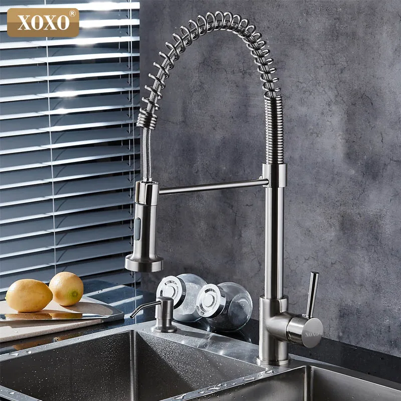  Black Oil Rubbed Kitchen Faucets Pull Out Kitchen Sink Faucet Antique Brass Mixer Single Handle Wat - 32868365292