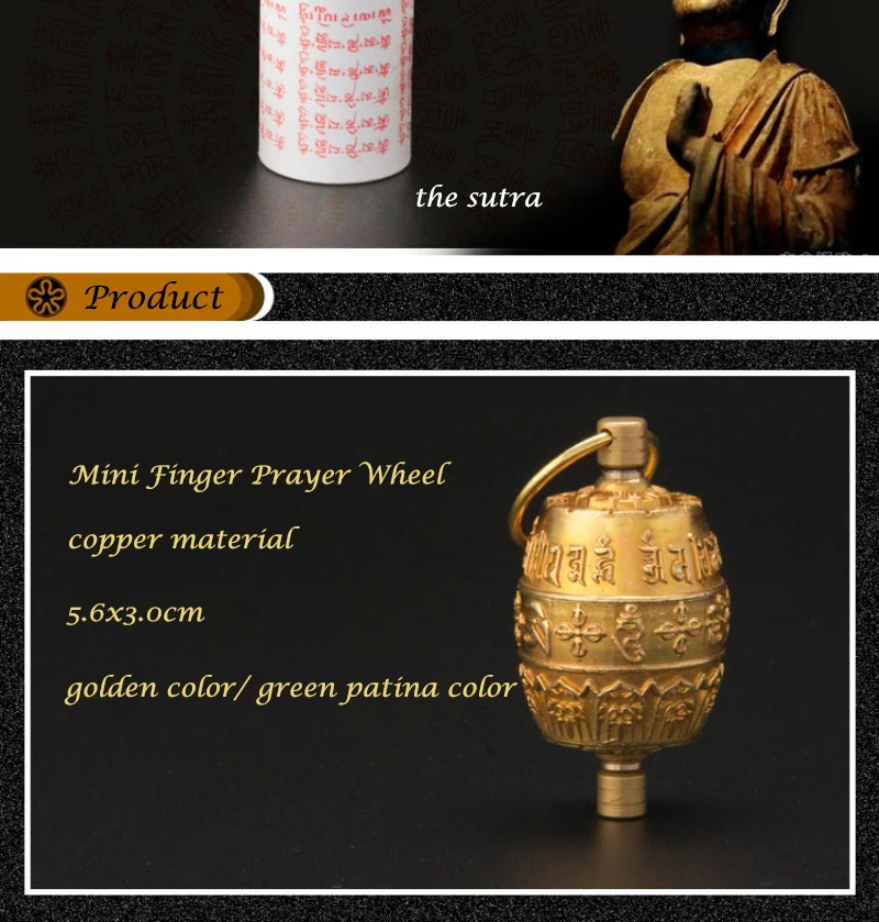 mini finger prayer wheel om mani padme hum8