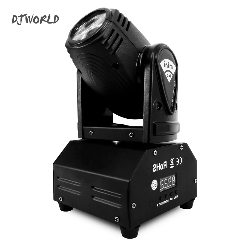 DJWorld LED 10w Moving Head Spot Luces Discoteca Stage Lighting Effect