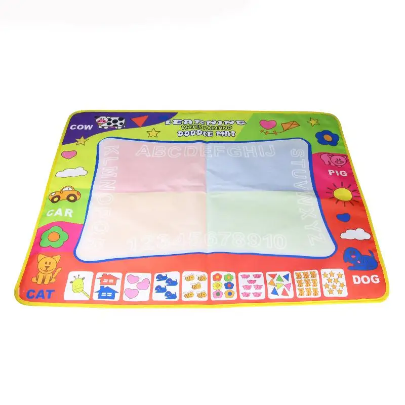 Large Doodle Mat, Large Magic Water Drawing Play Mat Pad Board, 2 Pen