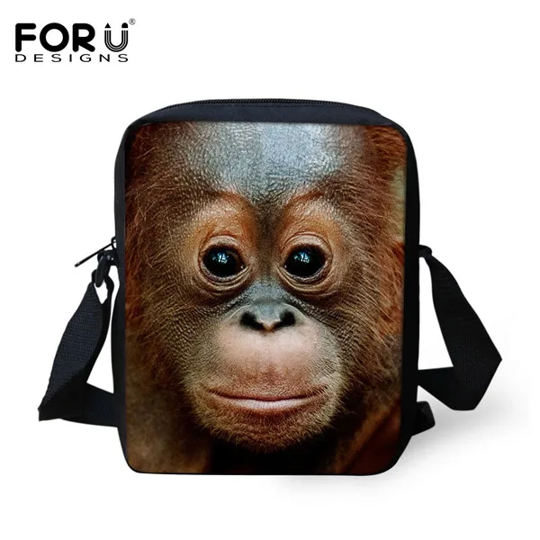 FORUDESIGNS/женские сумки с милыми животными для девочек, померанские мини сумки через плечо, сумки-мессенджеры, Bolsa Feminine Mochila - Цвет: 3170E