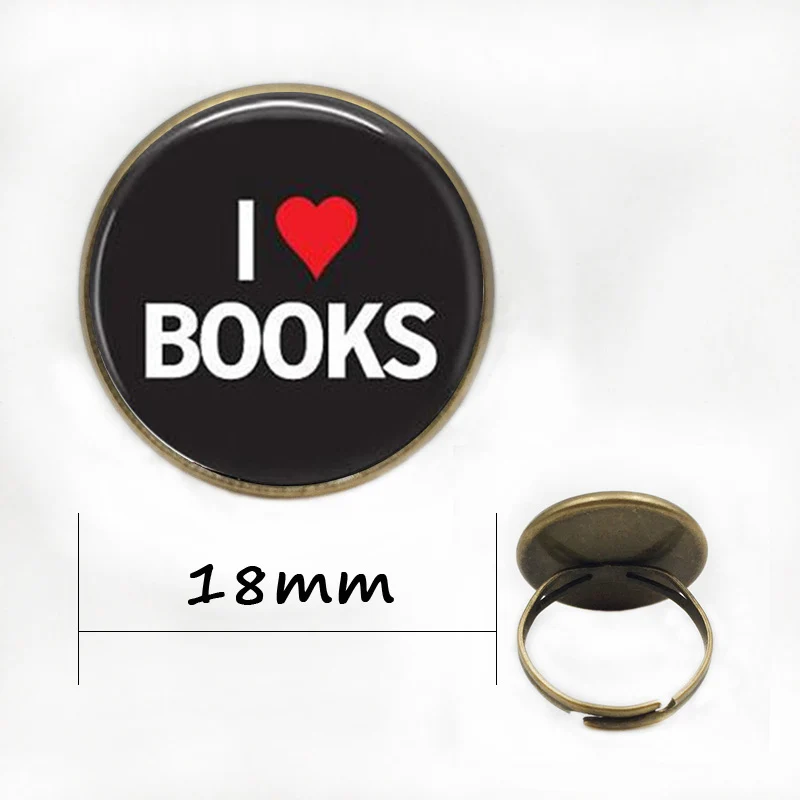 Я люблю Подвеска с книгами Чокер Ожерелье Мужчины Женщины книга Ювелирные