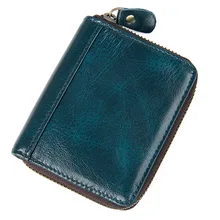 Weduoduo Genuine Leather Rfid Card Holder Women Men Cowhide Wallet For Credit Card Business Card Holders Organizer Purse rfid 36 card slots genuine leather women card holders large capacity credit card holder wallet female business card holders bag