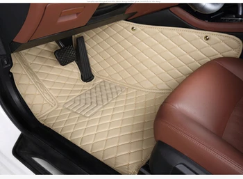 

CHOWTOTO Custom Car Floor Mats For Mitsubishi Pajero 7seats Durable Non-slip Carpet For Pajero 7 Seats Foot Mat-Only 2 Row Mats
