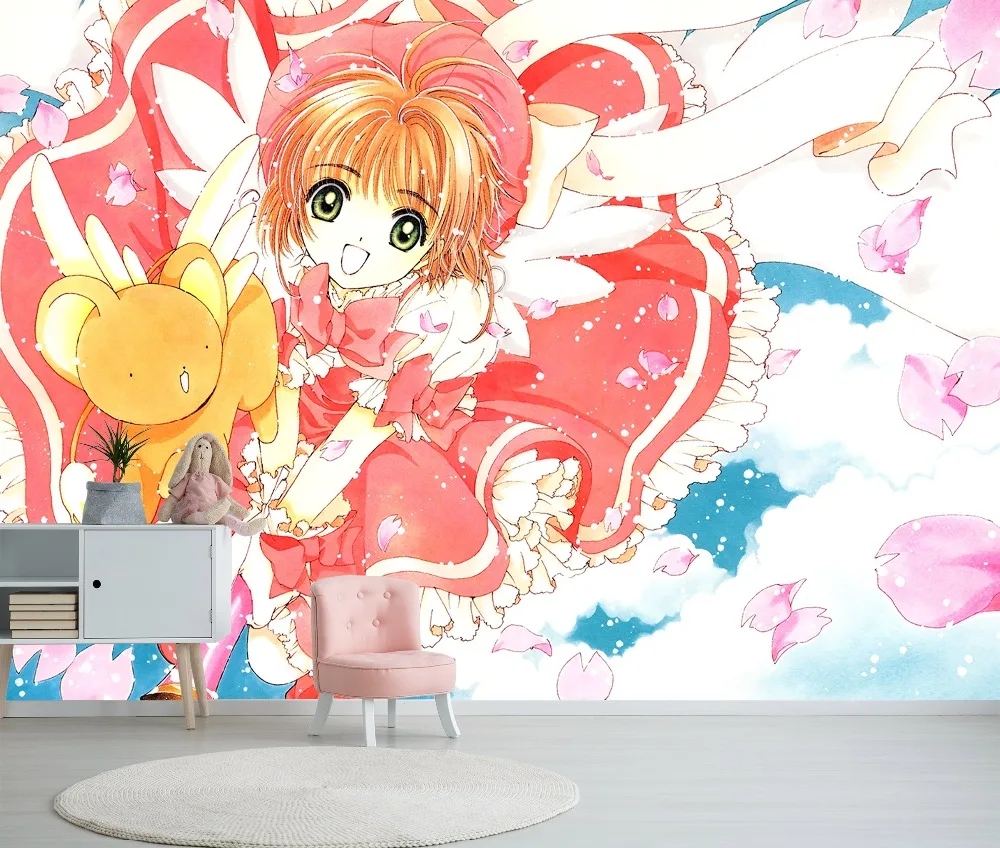 [Самоклеющиеся] 3D Cardcaptor Sakura Japan Anime 88 настенная бумага печать настенные наклейки |