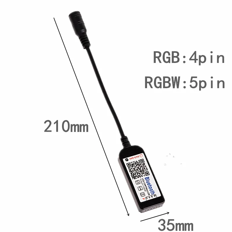 DC12V мини wifi светодиодный RGB контроллер 3 канала Bluetooth RGB/RGBW светодиодный контроллер IOS/Android приложение для RGB светодиодный светильник