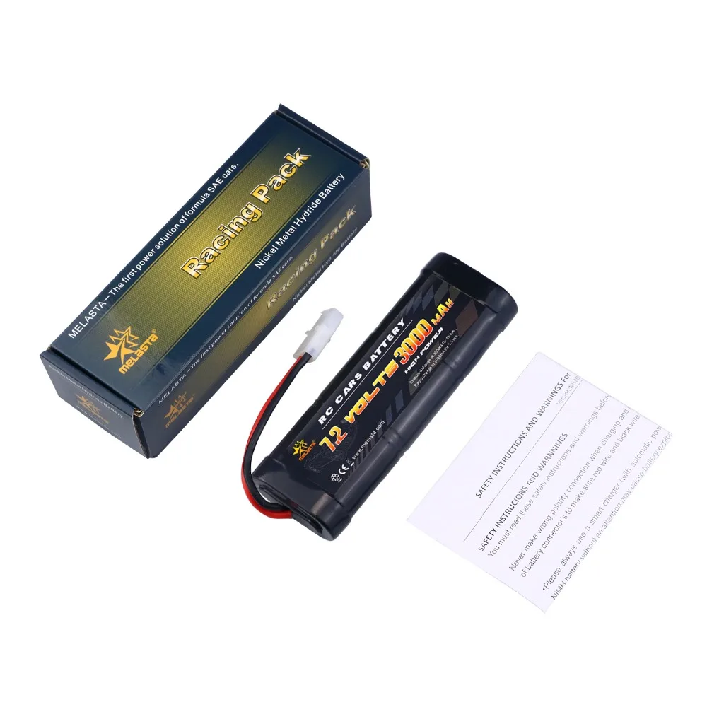 MELASTA 3000 mAh/5000 mAh 7,2 v NiMh аккумуляторная батарея RC для RC автомобилей, Электрические Rc Monster Trucks, с разъемами Tamiya