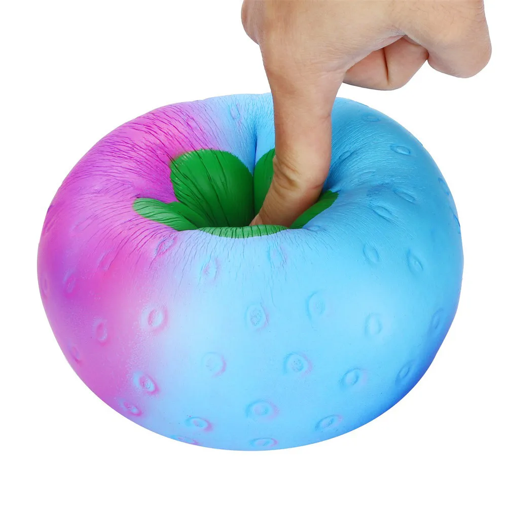 Новые Squishies Galaxy клубника медленно поднимающийся с ароматом фруктов Squeeze Игрушка для снятия стресса, игрушка, Прямая поставка Jan28
