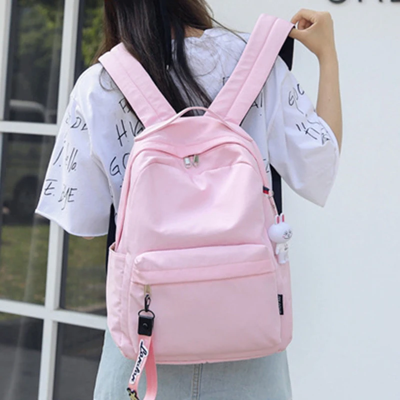 

2019 New Fashion Backpack Schoolbags for Girl Teenagers and Boys Casual Preppy Style Travel Back Bag