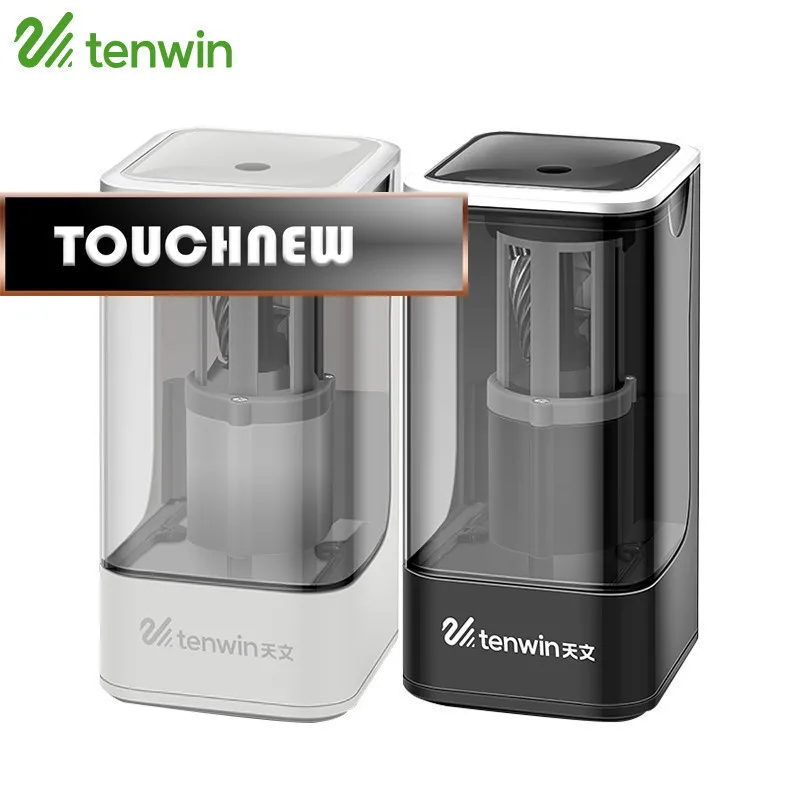 

sale TENWIN Electric Pencil Sharpener High Quality Automatic Electronic And One Hole Plug In Use Safety Kids 8006 WJ-XXWJ93-