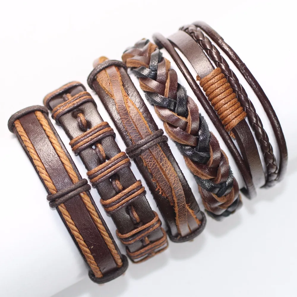Mens Leather Bracelets Wholesale
