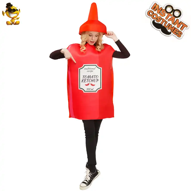 Ketchup and Mustard Costume Fancy Dress Halloween&Carnival Couples ...