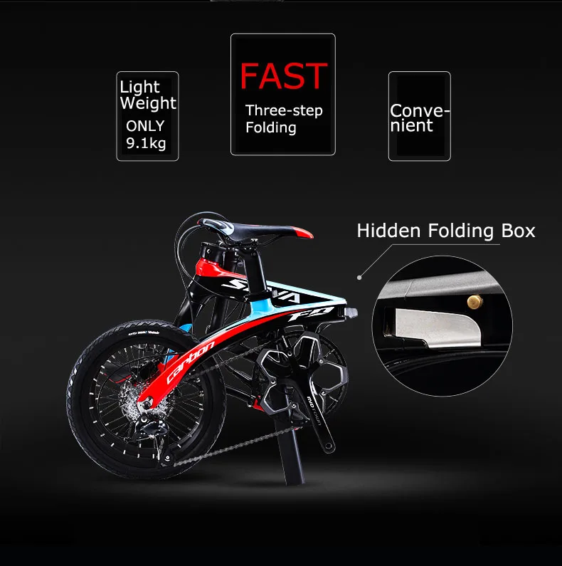Perfect Folding Bike SAVA 16 inch Carbon Fiber Child BIKE Mini City Foldable Bicycle with SHIMANO SORA 3000 9 Speed Groupset disc brake 1 Perfect Folding Bike SAVA 16 inch Carbon Fiber Child BIKE Mini City Foldable Bicycle with SHIMANO SORA 3000 9 Speed Groupset disc brake 1