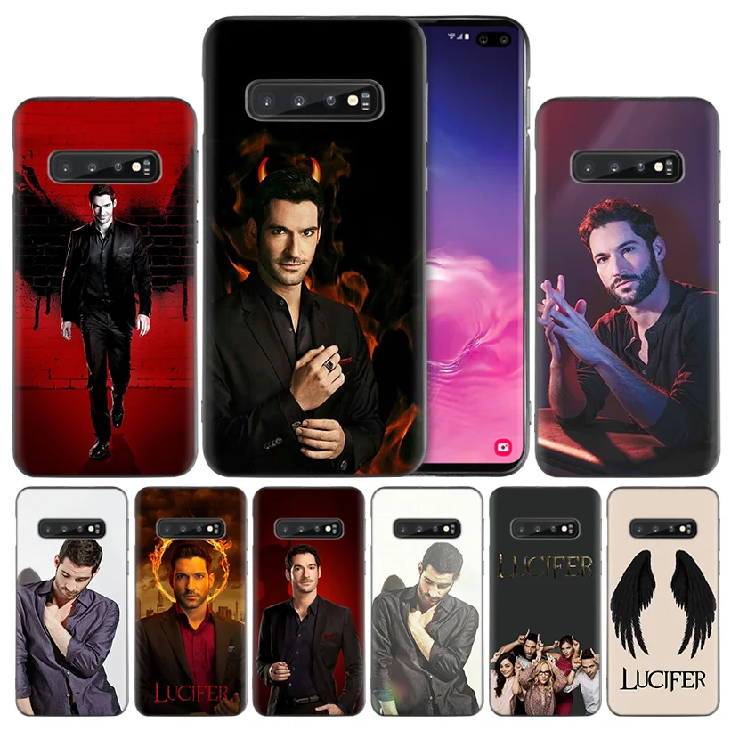 

American Lucifer Silicone Case Cover for Samsung Galaxy A50 A70 A40 A30 A20 A20e A10 A9 A8 A7 A6 Plus 2018 M30 M20 M10 Note 8 9