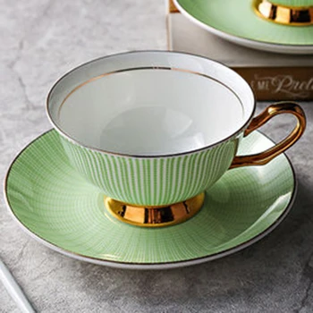 

Simple Europe Ceramic Afternoon Ceramics Coffee Cup Set Tea Elegant Safe Chinese Tekopp Best Cups Drinks Products 5B5068