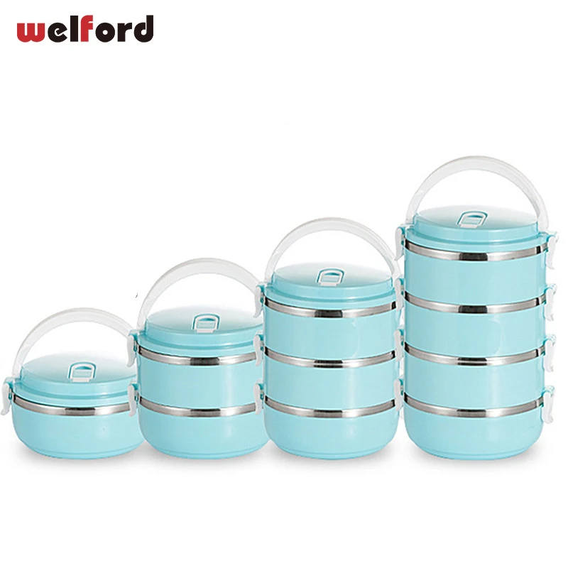 Candy Multilayer Eco Lunch Boxes Lunchbox Storage Food Container Bento