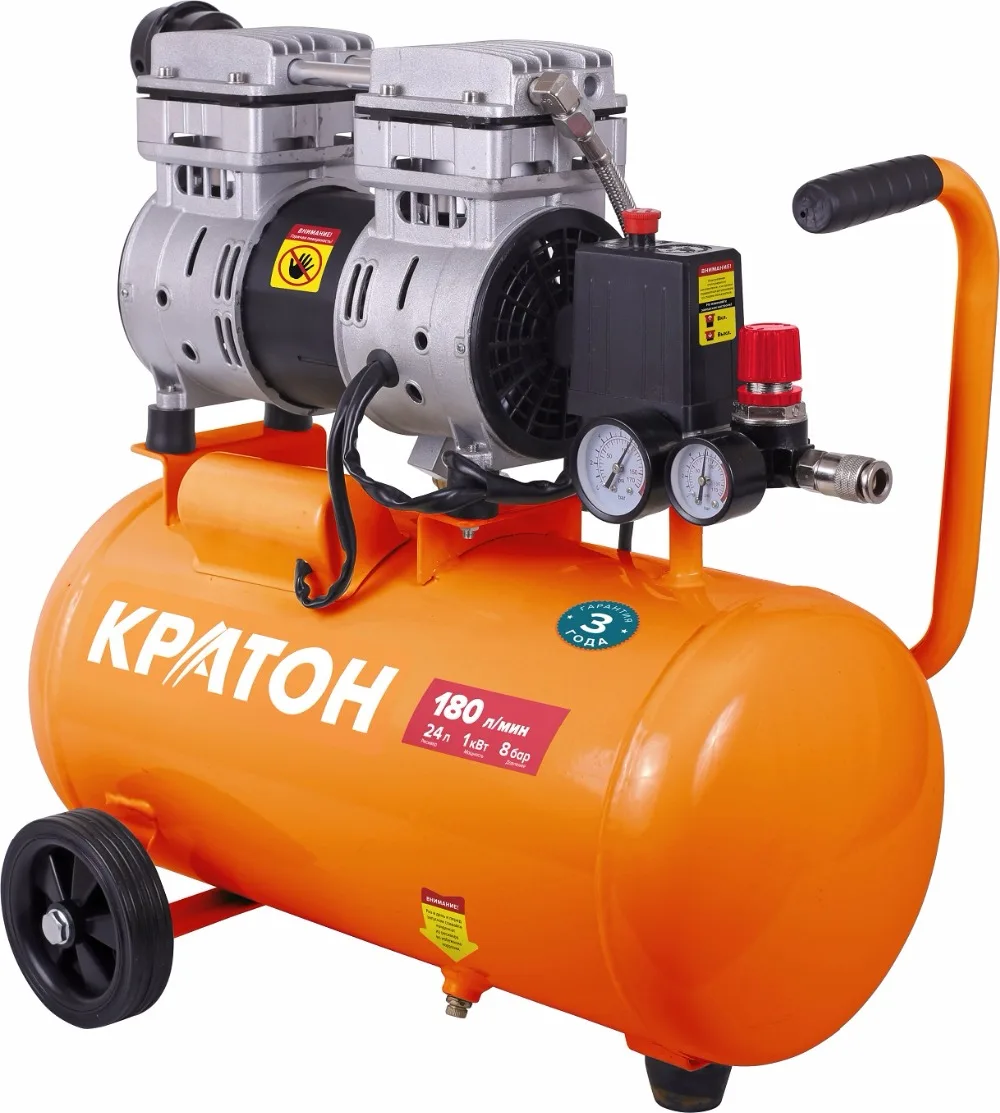 

Compressor with direct transmission oil-free low noise Kraton AC-180-24-OFS