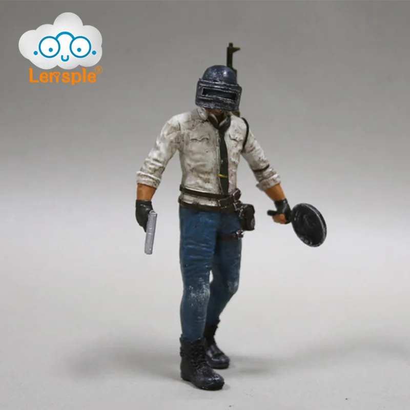 Lensple 17 см Game Player Playerunknown's боя съесть цыпленка Pubg фигурку Модель Победитель
