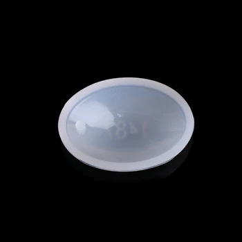 

Silicone Oval Shape Pendant Mold DIY Making Jewelry Resin Casting Craft Tool Hole