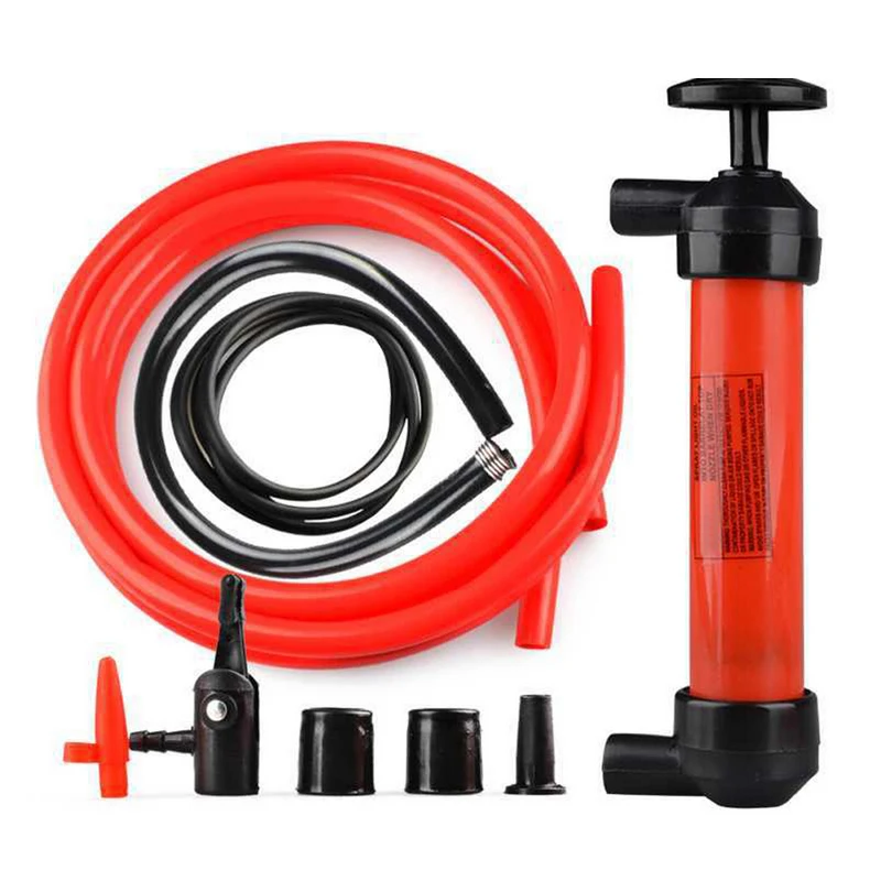

Multi-Use Siphon Fuel Transfer Pump Kit Fuel Oil Gasoline Diesel Manual Siphon Suction for Car Truck