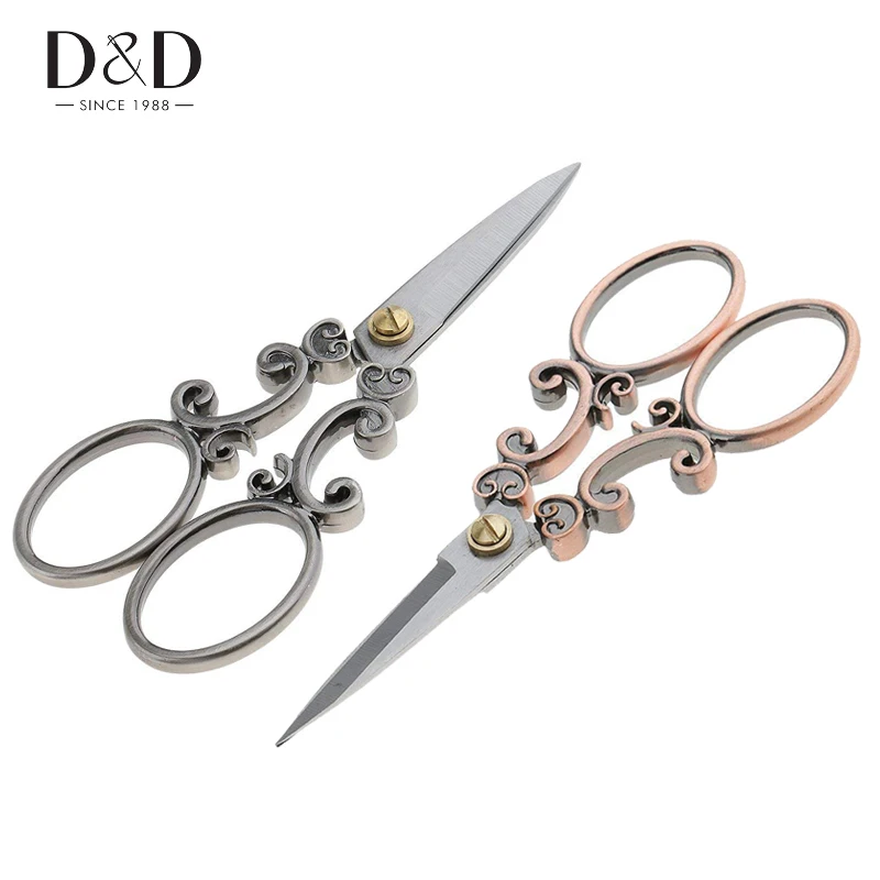 

European Vintage Sewing Scissors Tailor Scissors Dressmaker's Shears for DIY Craft Fabric Leather Sewing Tool