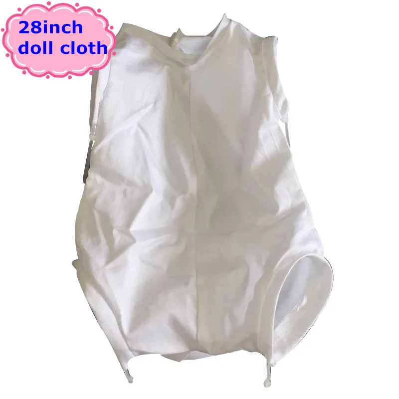 

NPK Hot Selling Doll Accessories Good Quality Polyester Fabric Cloth Fit For 28inch Silicone Reborn Doll