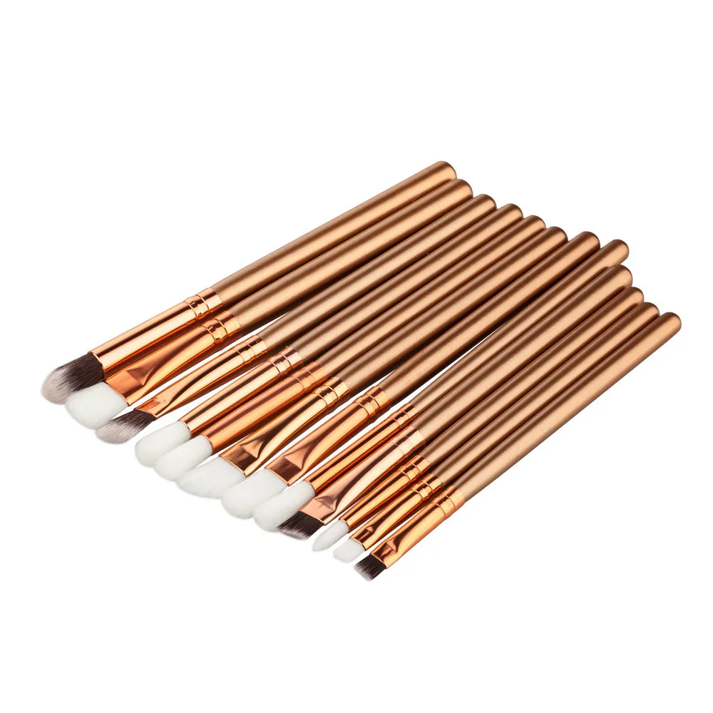 

Fashion Girl Product 12PCS Make Up Foundation Eyebrow Eyeliner Blush Cosmetic Concealer Brushes Pincel de maquiagem zsmw