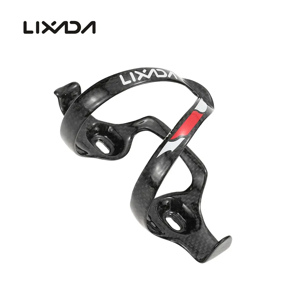 

Lixada Bicycle Bottle Holder Side Entry Carbon Fiber Bicycle Bike Cycling Road Bike Mountain Water Bottle Cage Riding Kit