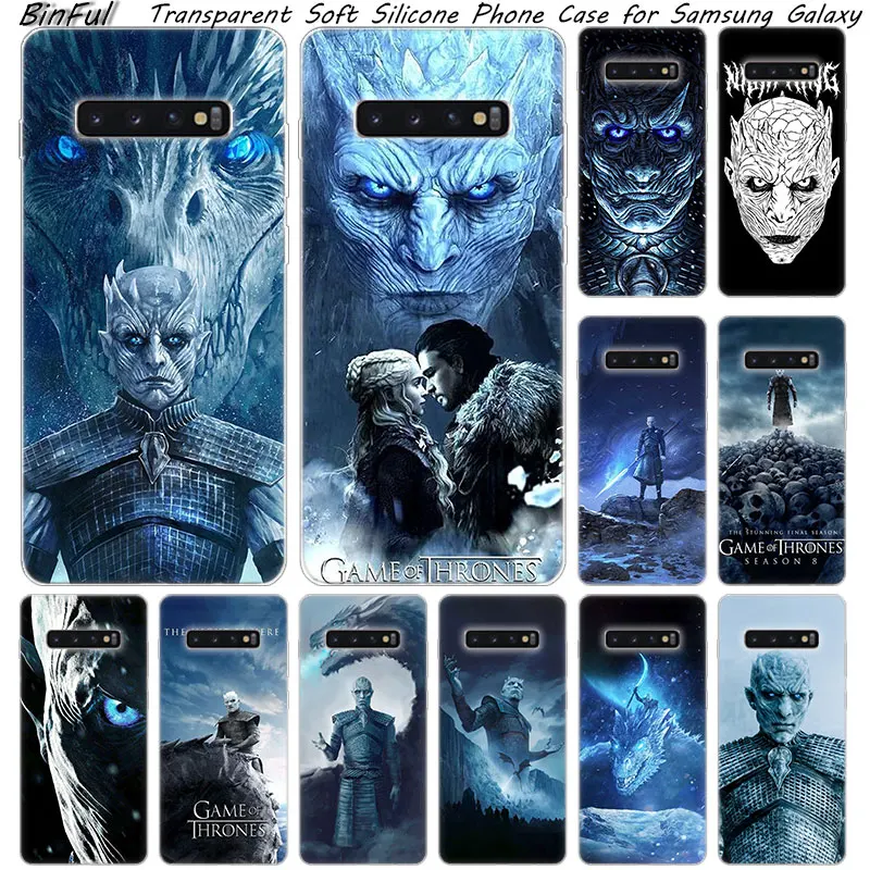 

Hot Night King Game of Throne Soft Silicone Case For Samsung Galaxy S10 S9 S8 Plus S7 Edge A6 A8 Plus A7 A9 2018 A5 2017 Cover
