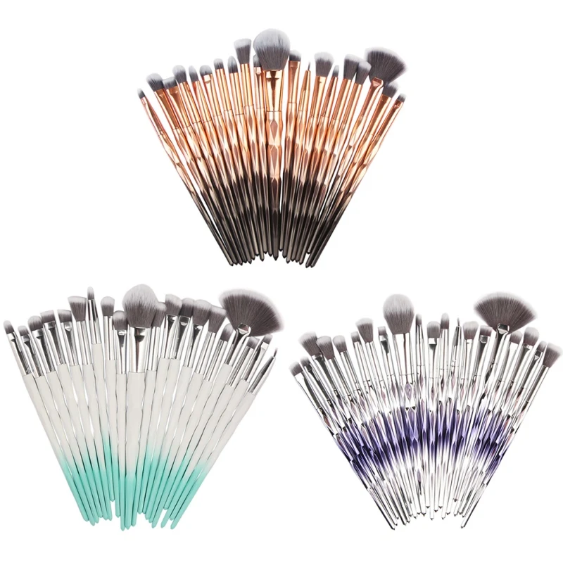 Make Up Brushes Soft Professional 20 pcs/set Goat Hair Makeup Brush Set Tools Make-up Toiletry Kit Wool