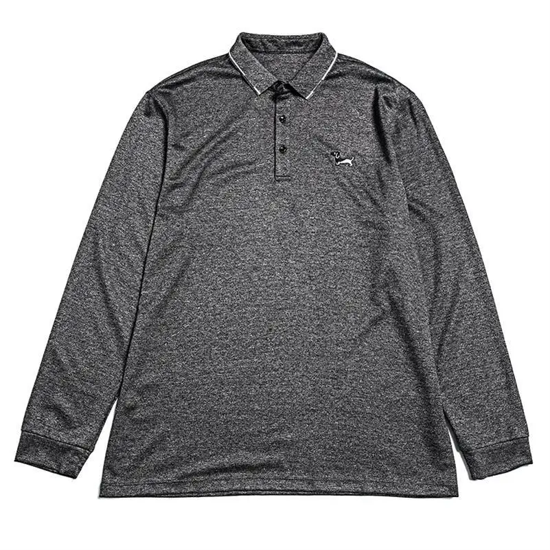 high quality Top Grade New Men Polo Shirt Solid Color Loose Fit Polo