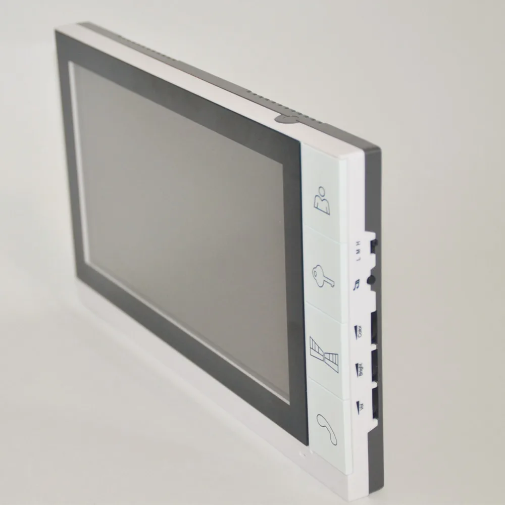 Домашняя 9 дюймовая цветная видеодомофон с 2 мониторами система внутренней связи