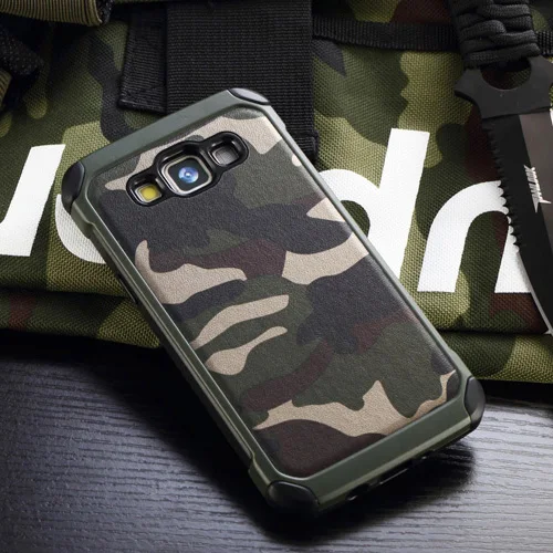 

2 in1 Army Camo Camouflage Pattern back cover PC and TPU Armor Anti-knock protective phone case for Samsung Galaxy A5 A500