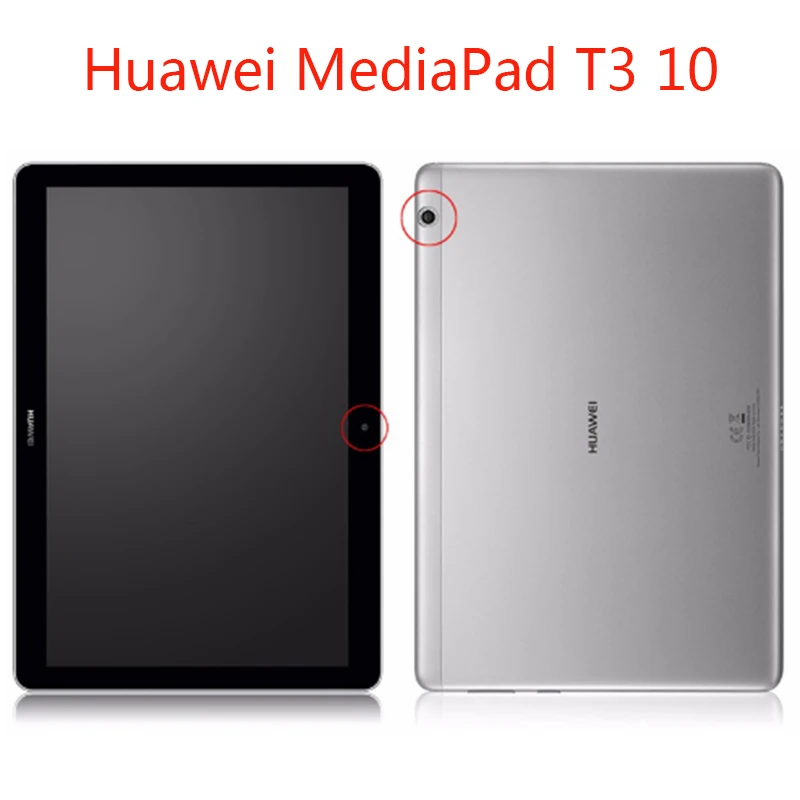 Чехол для HUAWEI MediaPad T3 10 AGS-W09/L09/L03 Honor Play Pad 2 9,", откидной кожаный чехол для планшета с магнитной подставкой