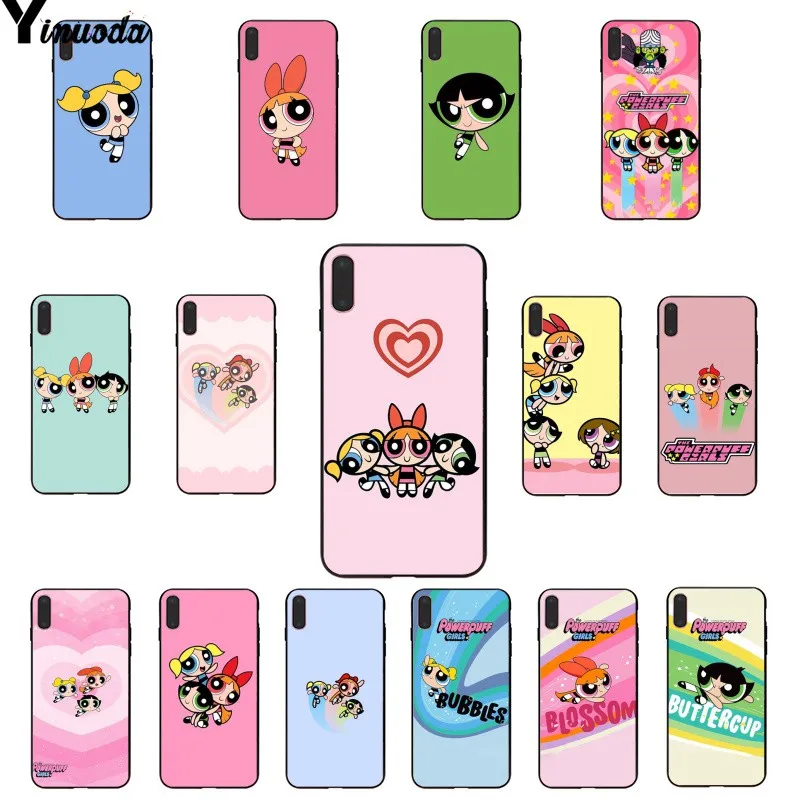 

Yinuoda The Powerpuff Girls Custom Photo Soft Phone Case for iPhone 8 7 6 6S Plus 5 5S SE XR X XS MAX Coque Shell