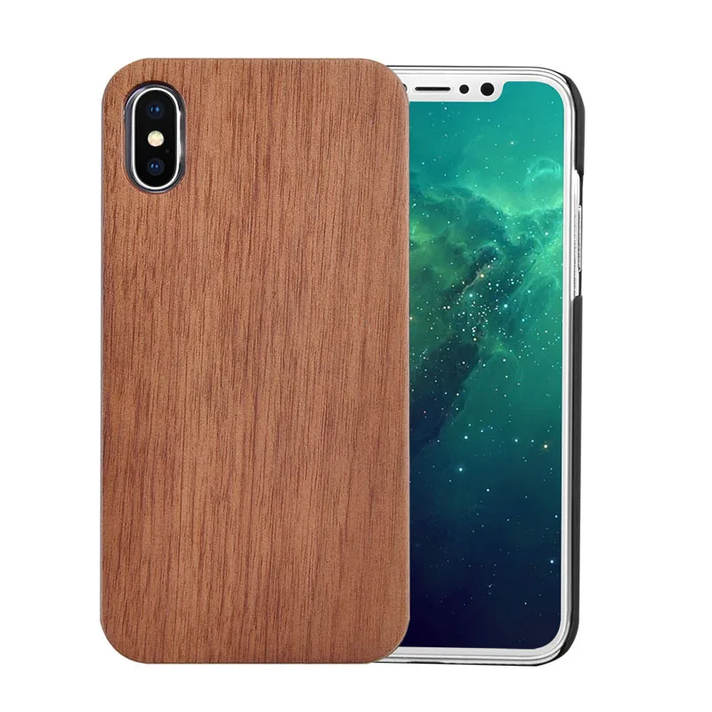 Пустой из натурального дерева PC ТПУ Жесткий Чехол для iphone X Xs Xr Xs max