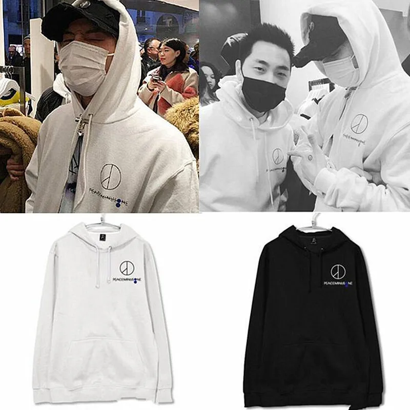 Новый kpop BIGBANG GD G Dragon Же Унисекс Весна и осень костюм Длинные рукава с капюшоном