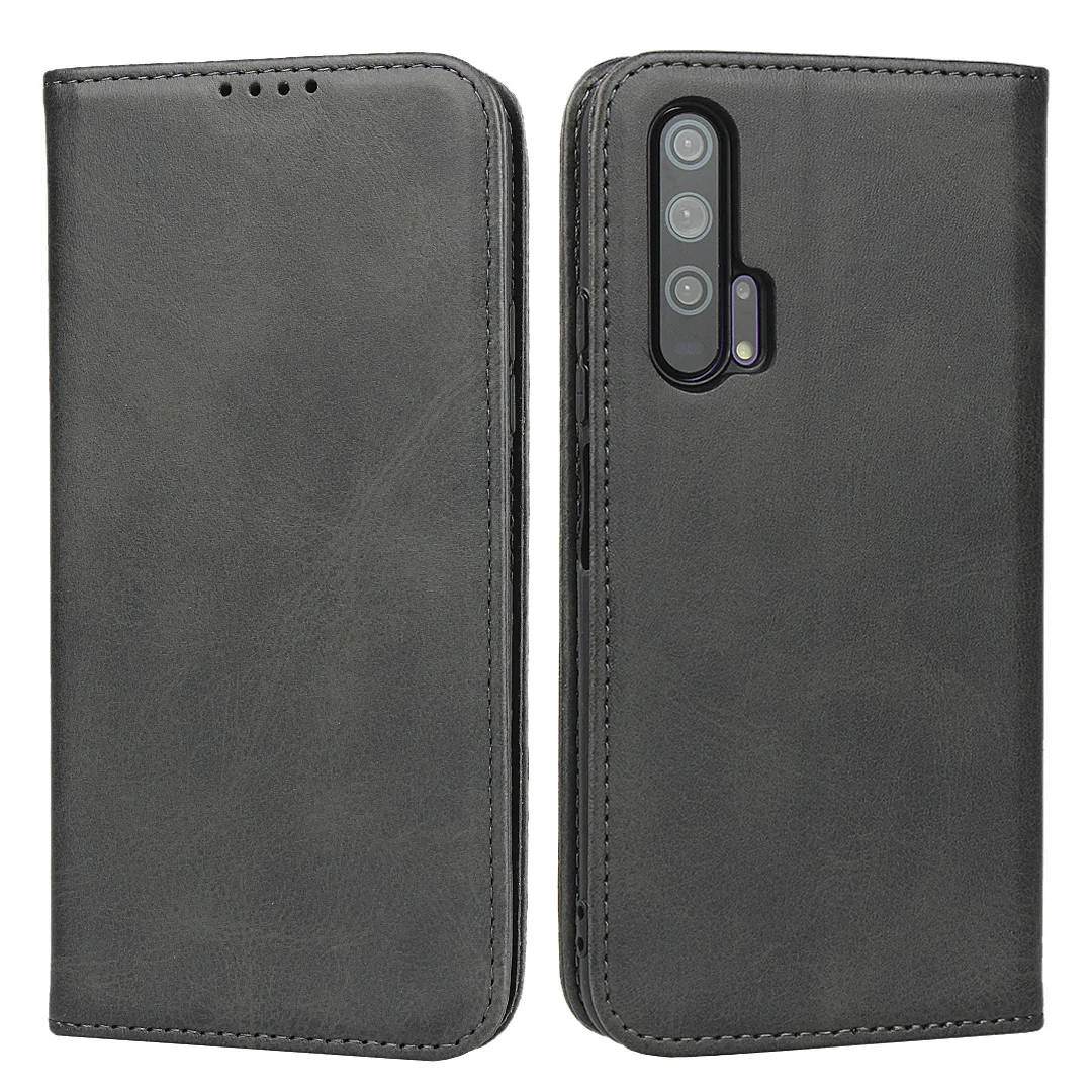 Capa de Couro para Huawei Honor 20 Capa Dobrável com Suporte para Cartão Estojo de Atração Magnética Capa para Huawei Honor 20 Pro Honor 20 Estojos dobráveis 12 Estojos dobráveis