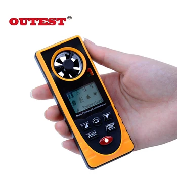 

GM8910 Digital Anemometer Barometric Pressure Humidity Altitude illumination Temperature Wind Chill Dew Point wind speed tester