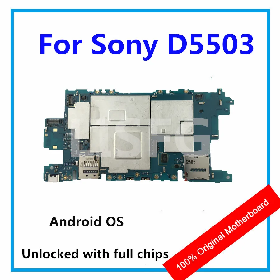 100% оригинальная материнская плата для Sony Xperia Z1 MINI D5503 AOS логическая с полным чипом