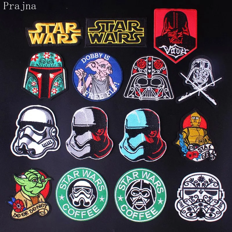 

Prajna Star Wars Patch Morale Tactical Iron On Embroidered Patches For Clothing Stripes Stickers Patch On Clothes Badge Applique