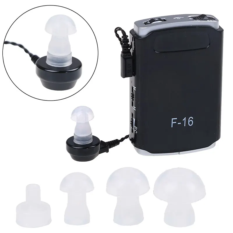 F-16 Best Personal Sound Amplifier Voice Hearing Aid Low Noise Audifonos Para Sordos Hearing Device For The Deaf New