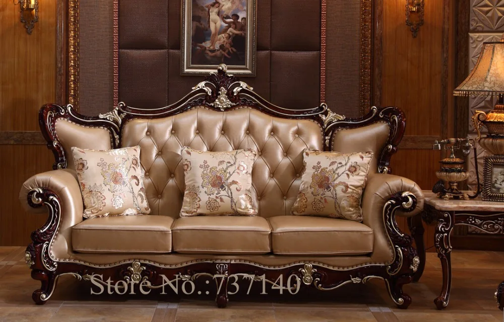 Oak Antique Furniture Style Sofa Luxury Home Oak Antique Furniture Style Sofa Luxury Home Baroque European Set Factory Direct In Living Room Sofas From