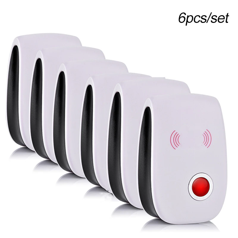 6pcs Pest Control Electronic Ultrasonic Pest Repellent EU UK US PLUG Mosquito killer Pest Animal Repeller Bug Reject Wholesale 6pcs Pest Control Electronic Ultrasonic Pest Repellent EU UK US PLUG Mosquito killer Pest Animal Repeller Bug Reject Wholesale